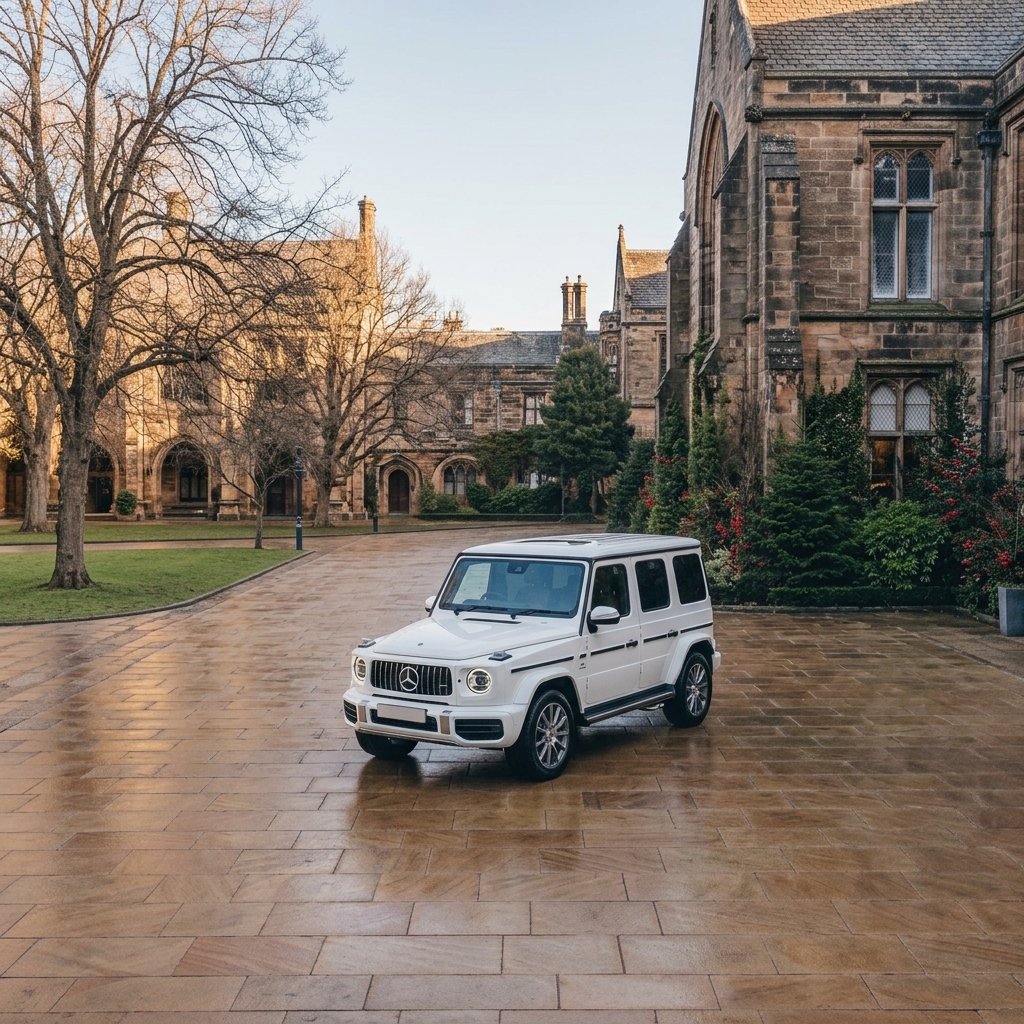 Winter Wedding Car